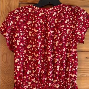 Kimchi Blue Dresses - Red floral mini dress sz S Kimchi Blue Dresses - Red floral mini dress sz S